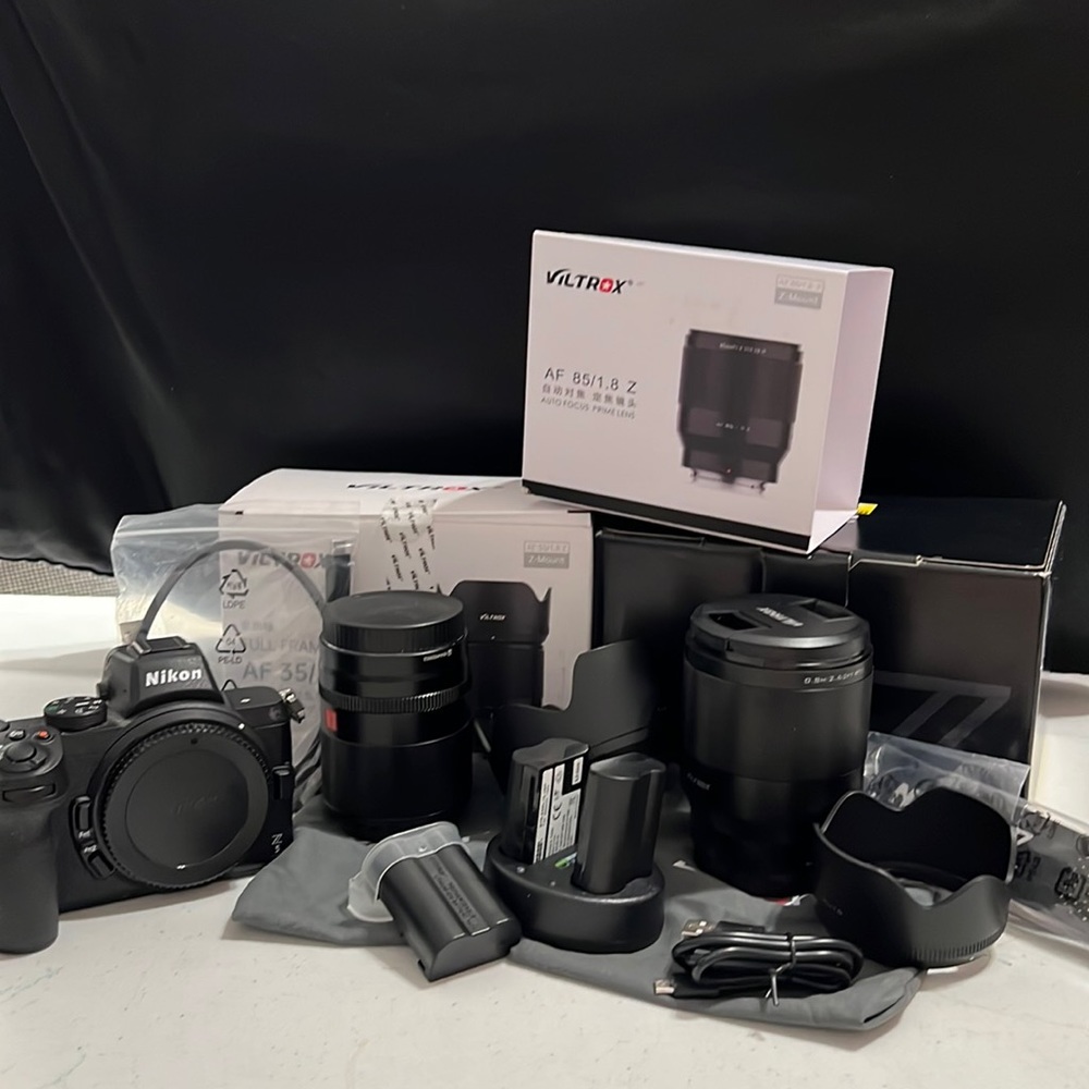 Nikon Z 5 Full Frame Mirrorless w/ Viltrox 35mm f/1.8 and 85mm f/1.8